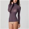 Jadea Maglia Donna M/L collo alto Jadea Art. 4066 Mosto