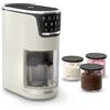Moulinex Dolci, Gelatiera con 10 Programmi per Gelato, Sorbetto, Yogurt, Cocktail e Tanto Altro, Capacità Fino a 1,4L, con Tecnologia 1-Step Perfector, Pulizia Automatica, Colore Bianco, MJ602AF0