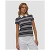 Frame Polo In Lino Da Donna Frame The Striped Polo