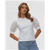 Frame Camicetta Da Donna Frame The Solstice Eyelet Tee