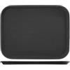 H&H, Vassoio Antiscivolo Rettangolare 40x30cm, Nero - Ideale per Uso Professionale in HORECA, Bar e Caffetterie, Perfetto anche per Uso Domestico