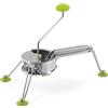 H&H 121017 Tritaverdure Julienne Inox Elettrodomestici per la Casa, Acciaio Inossidabile