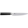 Shun KAI Shun Classic coltello da carne giapponese 18 cm lunghezza lama - Coltello damasco 32 strati nucleo VG MAX - 61 (±1) HRC - Manico in legno di Pakka - Made in Japan - Coltello da arrosto forgiato