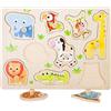 Small Foot by Legler Animali Dello Zoo, Set Puzzle in Legno, Colore Multicolore, 4763
