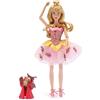 Disney Store Official Bambola Ballerina Disney Princess Aurora, La Bella Addormentata nel Bosco, Collezione Bambole Ballerine, 30 cm, 3+