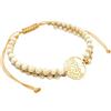 aninu Bracciale Albero della Vita Elefante con App Monitoraggio - Adozione Simbolica Elefante, Macramè Stoffa Donna Spirituale Yoga Chakra Oro Argento Regalo, 3 Colori