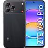 ZTE V80 Pro Smartphone 4G RAM 20GB(8+12), memoria 256GB, Display 6,75 High-res 120HZ con Live Island 2.0, Tripla fotocamera 108MP, Fotocamera frontale 16MP, Android 16, Batteria 5000mAh - Nero