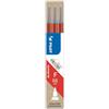 Pilot 006422 Frixion Point Sfera Cancellabile, Refill, 0.5 mm, Confezione da 3, Rosso