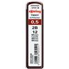 Rotring Tikky Ricariche per Matita Portamina, 0,5mm, 2B, 10 Pezzi, 120 Mine
