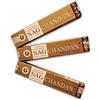 Golden Nag Chandan - Set di 3 bastoncini di incenso aromatico Vijayshree Nag Chandan, incenso naturale, per aromaterapia, 3 confezioni da 15 g