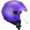 CGM Casco open face, 167A FLO MONO Viola opaco lunga, M1