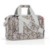 reisenthel Allrounder M snake sand - - borsa da viaggio, formato cabina, con ampia apertura e tasche interne (18L)