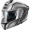 Givi Casco Moto Modulare P/J Givi X50 FIBRA HOLOGRAM Argento Nero