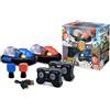 BUKI France - Super Karts - 2 Kart Telecomandate da Personalizzare - Gara e Battaglia - Telecomando 2,4 GHz - Portata 25 m - Batterie USB Incluse - Gioco 2 Giocatori - da 6 Anni - 37296