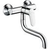 hansgrohe Focus M41 Miscelatore cucina monocomando, a parete, bocca d'erogazione bassa, 1 getto, cromo, 31825000