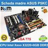 Scheda madre LGA 775 ASUS P5KC CPU Intel Xeon X3220 8GB DDR3 ATX IDE FireWire