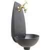Fonderia Bongiovanni Fontana a muro Tebe con rubinetto 303/L
