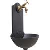 Fonderia Bongiovanni Fontana a muro Malaga con rubinetto 303/B e Disco