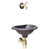 Fonderia Bongiovanni Fontana Olbia con rubinetto lucido + sifone