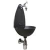 Fonderia Bongiovanni Fontana a muro mod. Palma con rubinetto cod. 303/C + sifone