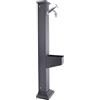 Fonderia Bongiovanni Fontana a colonna mod. Sparta con rubinetto cod. 303/C + base + vasca