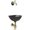 Fonderia Bongiovanni Fontana a muro mod. 600 con rubinetto cod. 195/L e sifone