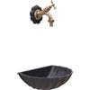 Fonderia Bongiovanni Fontana a muro mod. Conchiglia cod. 303/B
