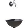 Fonderia Bongiovanni Fontana a muro mod. 600 con rubinetto cod. 195/C