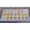 Fonderia Bongiovanni PIANO RETTANGOLARE MOD. CRETA IN MOSAICO