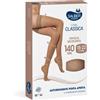 DESA PHARMA Srl Autoreggenti a Punta Aperta 140 Denari Colore Nero Beige Taglia 2 - Linea Classica