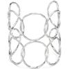VLNET®| Vestopazzo Collana - Orecchini - Bracciale - anello | spirale, cerchi concentrici e curve | Placcato argento 925 | lavorazione artigianale | nickel tested (BRACCIALE FASCIA CERCHI)