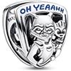 PANDORA Ciondolo di Rocket and Groot della Marvel in argento Sterling con smalto blu scuro e blu scintillante