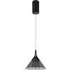 V-TAC VT-7831 Lampadario LED 9W a campana a sospensione design Moderno 19.5 * 17.5 * 100Cm Colore nero 3000K - 10081