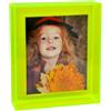 HappyDino Cornice portafoto in acrilico da parete e da tavolo, 10 x 15 cm, con colori luminosi decorativi, verde neon