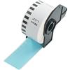 BETCKEY - 1 Rotolo DK-22225 Etichette a Lunghezza Continua Compatibile con Brother, 38mm x 30.48m, 1 Etichette Colorate Blu per Stampanti di Etichette Brother QL