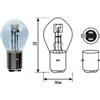 MAGNETI MARELLI Lampadina, Faro di profondità MAGNETI MARELLI 002588100000