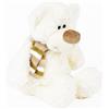 Mousehouse Gifts Orso Peluche Bianco di 28cm Davvero Morbido e di Colore Crema da coccolare