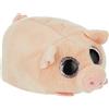 Ty- Curly-Pig Peluche, Multicolore, 41248