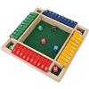 Boxwizard Deluxe Chiudi la Scatola Il Popolare Gioco di Dadi in Legno Gioco di Dadi Gioco di Matematica Tavola di Legno Pub Bar Festa Famiglia Genitore Figlio Gioco Interattivo