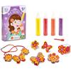 Sabbiarelli Sand-it For Fun - Kit Bijoux 5+ | Kit di Sand Art 100% Made in Italy con Sabbia Colorata, Disegni Adesivi e Accessori | Crea i tuoi Gioielli Scintillanti | Idea Regalo Bambina 5-12 anni