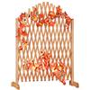 Relaxdays Griglia per Rampicanti in Legno, Pieghevole a Fisarmonica, Autoportante, Esterni, Giardino, 100x165x30,Marrone