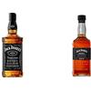 JACKDANIEL'S Jack Daniel's Old No.7 Tennessee Whiskey-Whiskey filtrato goccia a goccia attraverso il carbone. Vol 40% - 100 cl & ee Whiskey - Whiskey Premium invecchiato in botti selezionate