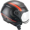 CGM 167M FLO DOT Nero Arancione fluo opaco sagomata S