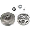 Hippotech Tamburo Frizione e Frizione a 7 Denti Passo 3/8 per Motosega Stihl 024, MS240, 026, MS 260 PRO, MS261