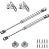 LUOHONG 2 PCS Molle a Gas Ammortizzatore per Cucina e Mobili, Cerniera Armadio, 100N Martinetto Pneumatico per Mobili, Braccetto Ammortizzatore