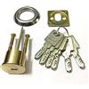 tooloflife Set di cilindri di ricambio per cerchione di sicurezza, serratura Nightlatch con 6 chiavi, anello di fissaggio viti spessori