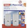 tesa Powerstrips Hooks Large CLASSIC Chrome