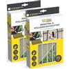 EASYmaxx Insect Protect zanzariera e antipolline | con attacco magnetico | zanzariera per finestre | zanzariera antipolline | per finestre fino a 130 x 150 cm [set di 2]