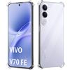 GIOPUEY Cover Compatibile con Vivo V70 Fe, TPU Ultrasottile HD Case, Protezione del Cuscino d'Aria - Trasparente
