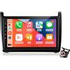 Techschermo Autoradio Android Stereo per Volkswagen VW Polo 2008-2020, Display Touchscreen 9 pollici 2+64G, CarPlay Wireless Android Auto, GPS WiFi, DSP, FM RDS Radio, Bluetooth, USB + Telecamera Posteriore